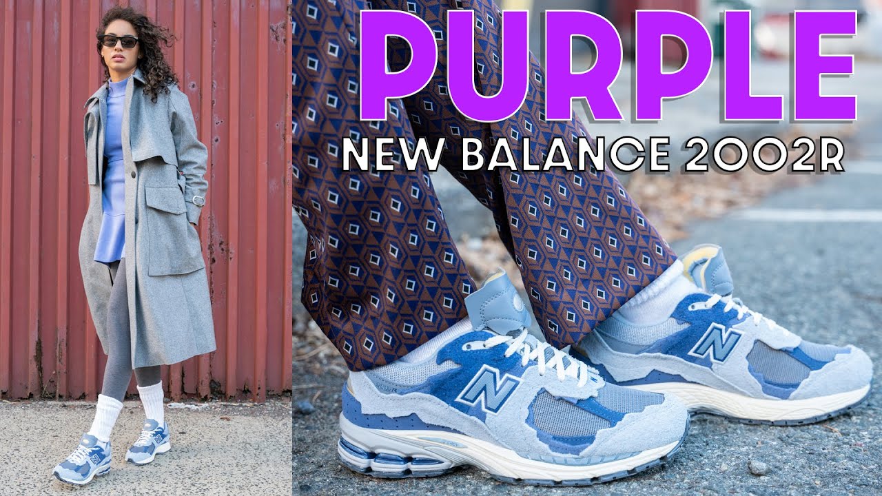 THIS COLOR CONFUSED ME! New Balance 2002R Protection Pack PURPLE On Foot  Review & How to Style