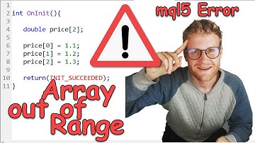 Fix the Array out of Range Error in mql5 Programming