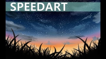 SpeedArt: Sunset animé style #8 (Autodesk sketchbook)