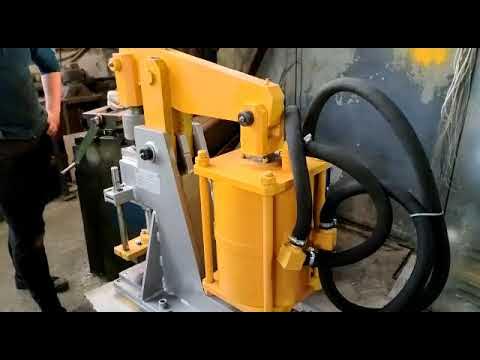 Пресс пневматический настольный модели ППН-8 усилием 8 тс - YouTube