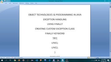 SAITM BCA 6th Object Technologies & Programming  Using Java Unit 3 Lecture 6