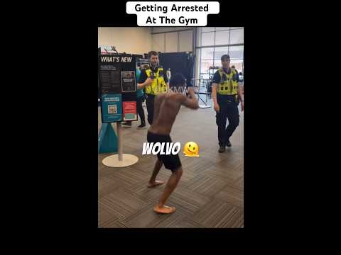 Police UK Man Arrested Whist Training At The Gym Wolverhampton UKMW Shorts