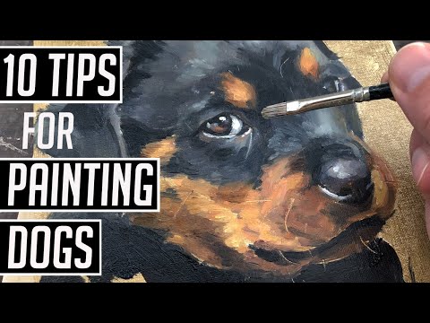 Video: How To Paint A Dog