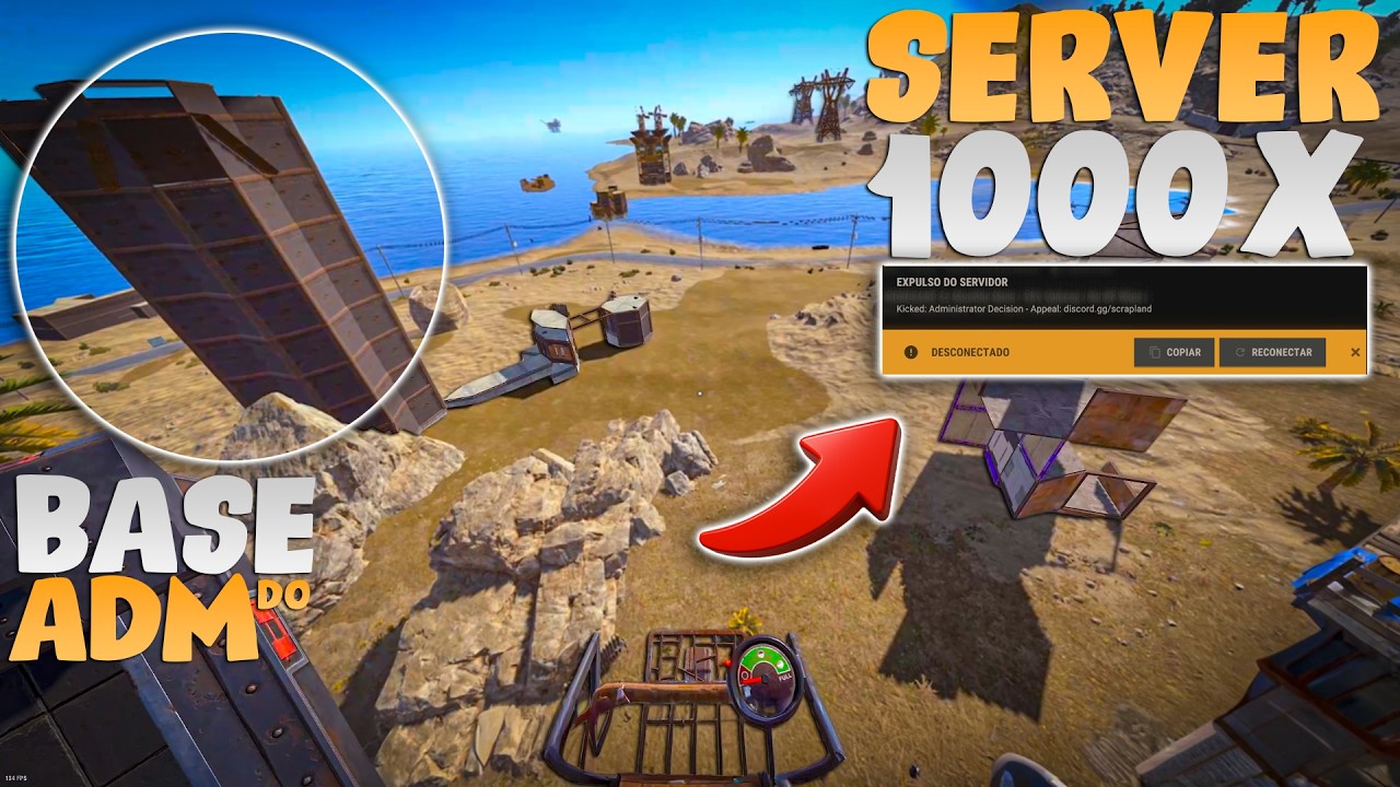 LEVEI BAN DO SERVIDOR - ESSE SERVER É PARA MALUCO (RUST 1000X)