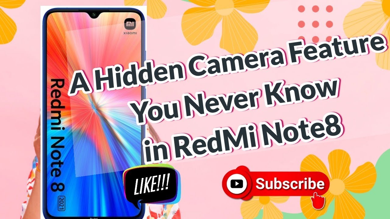 🎉🎉 A Hidden Camera Feature in RedMi Note8 🎉🎉 