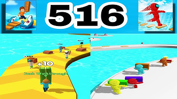 Shortcut Run VS Sandman Shortcut Race: GameplayWalkthrough All Levels ( part 516)