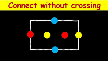 Connect the Dots of Same Color without crossing lines | IQ Test