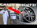 IDIOT ATTEMPTS TO POWDER COAT HIS OWN WHEELS......