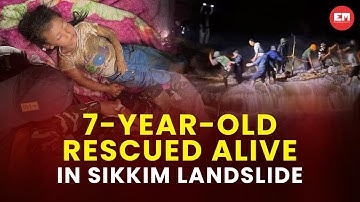 7-year-old girl rescued alive after landslide hit West Sikkim, 4 dead