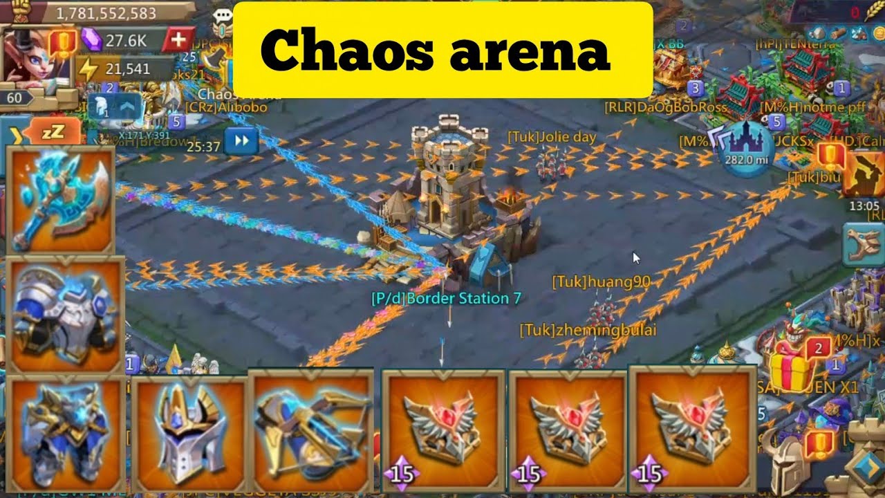 Chaos Arena Wonder Fighting || Lords Mobile - YouTube
