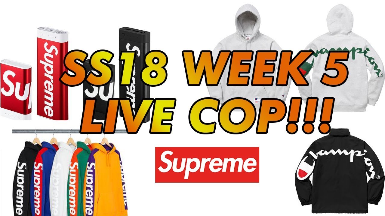 Supreme SS18 Week 5 LIVE COP!!! (EASY WINS!!!!)