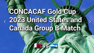 Qatar vs Honduras CONCACAF Gold Cup 2023 Group B Match Prediction and Simulation Marble Soccer