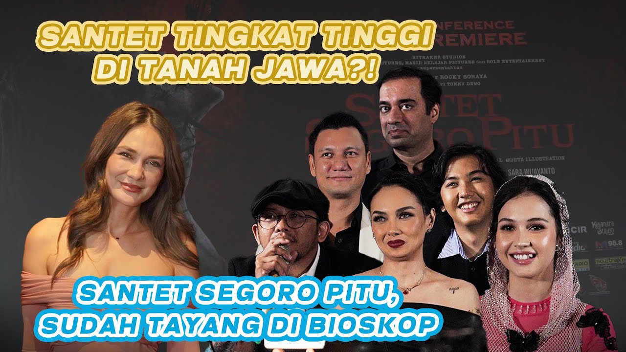 LUNA DAN CAST SANTET SEGORO PITU KETAKUTAN SENDIRI NONTON PREMIER NYA! NYESEL GAK NONTON.