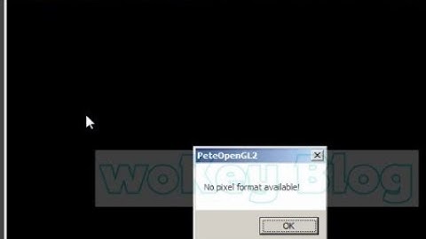 CARA MENGATASI PERBAIKI HOW TO FIX REPAIR RENDER TEXTURE EXTENSION NO PIXEL FORMAT AVAILABLE
