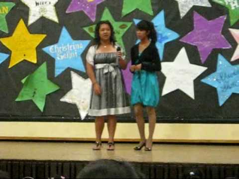 Ashley Amano & Kyla Tome Singing " Never Had A Dream Come True"