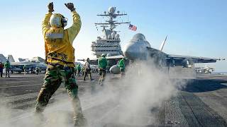 How US NAVY Sailors Operate the Aircraft Carrier That's a $13 Billion Dollar KILLER Machine!