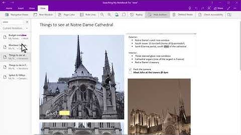 MS One Note Search and Find Notes
