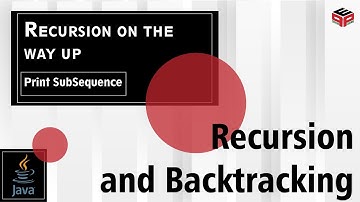 Print SubSequence | Recursion on the way up | In English | Java | Video_6
