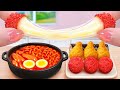Top 1 Top Korean Mukbang: Mini Noodles & Tteokbokki 🍜