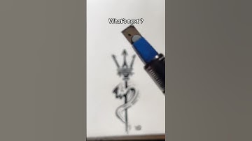 Drawing but with a chisel tip pen. #artshorts #drawingtutorial #calligraphy #pilotpen #logodrawing