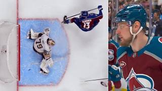 Valeri Nichushkin scores a between-the-legs goal to get Colorado on the board in Game 1 😱
