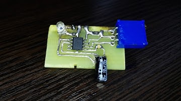 Генератор импульсов 1 Гц (2 Гц) на NE555. Обзор. Демонстрация работы