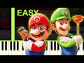Super mario bros plumbing commercial  easy piano tutorial