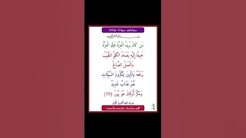 سورة فاطر - سورة 35 - اية (10)