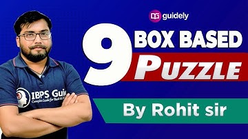 SBI CLERK MAINS 2020 BOX BASED PUZZLE BY ROHIT SIR