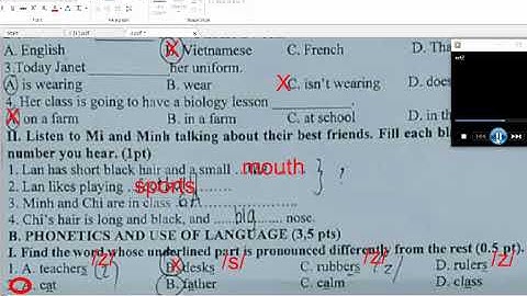 INSTRUCTIES VOOR HET AFNEMEN VAN LUISTERTEST 2, MID-TERM 1 EXAMEN ENGELS 6 GLOBAAL SUCCES (2025-2...