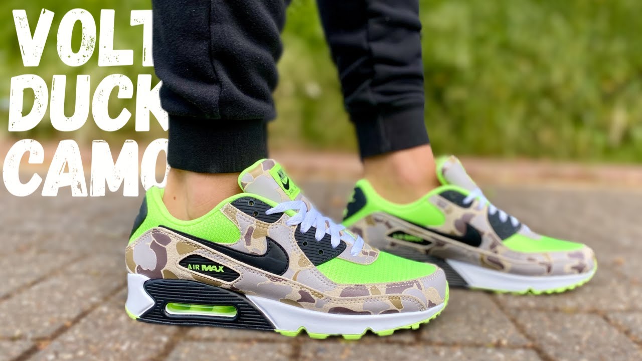 green camouflage nike air max