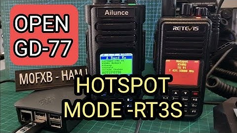 OPENGD-77,RT3S  PISTAR HOTSPOT SET UP