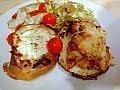 Oven baked JACKET POTATOES with Egg & Bacon How to make recipe