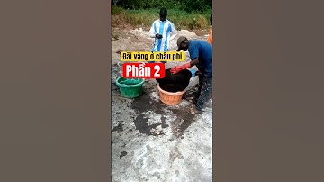 #shorts Quá trình đãi vàng ở châu Phi congo như thế nào? 👀