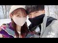 vlog ) スノボデートを会話多めでお届け