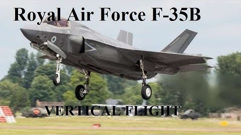 F-35B transition to VERTICAL flight