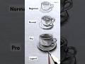 How to draw coffee 🤔😱 #shorts #craft #art #drawing #crafts #satisfying