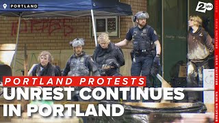 Protest at Portland State University Continues
