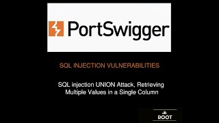 SQL injection UNION attack, retrieving multiple values in a single column