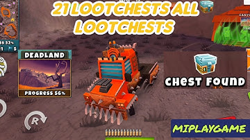 DEADLAND LOOTCHESTS ALL LOCATIONS. ZOMBIE SAFARI WALKTHROUGH GAMEPLAY. Part 1 