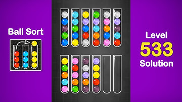 Ball Sort Puzzle Solution Level 533