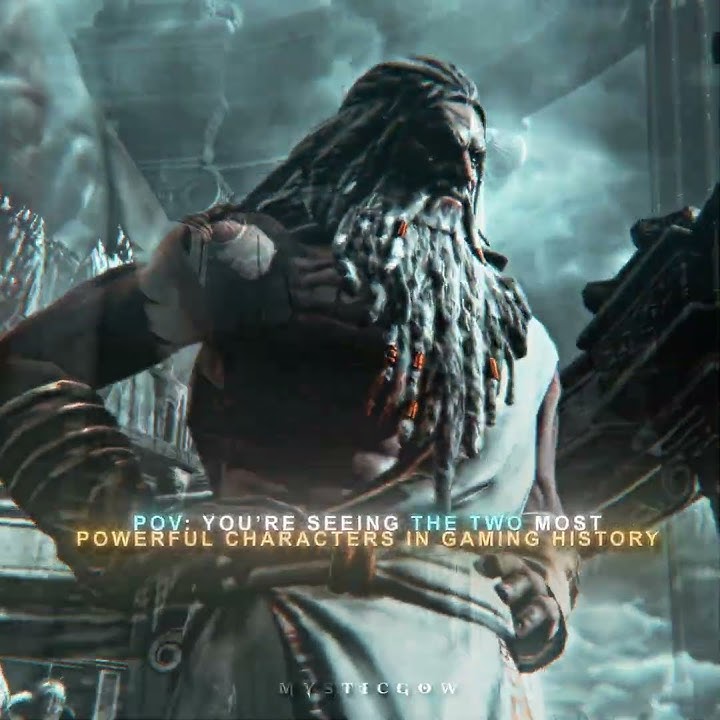 Wukong and Kratos 🐐🔥[4K] | Black Myth: Wukong & God of War 3 #shorts