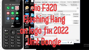 Jio f320b flashing hang on logo fix 2022 || Umt Dongle