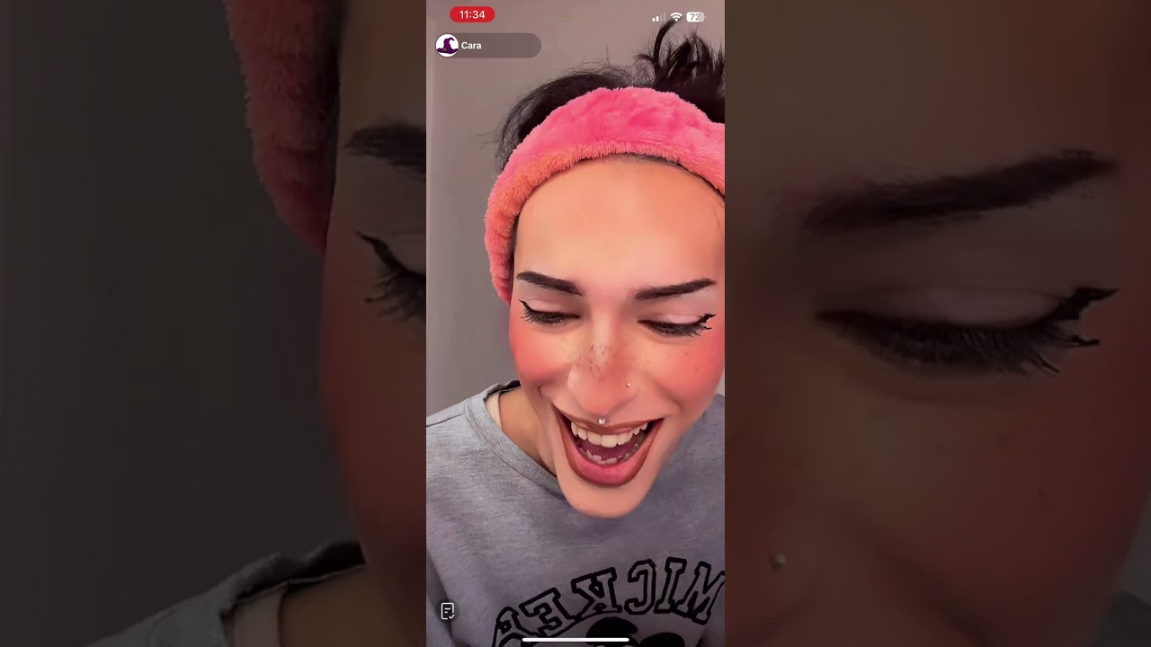 CARA IN LIVE PARLA DI SUO PADRE (che l’ha abbandonata) 😨