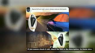 HGDO M106 4CH Mirror Dash Cam 4K Front Rear View Mirror Video Recorder 1080P Backup Camera with ADAS