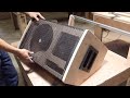 How to Build a MONITOR speaker  Box  - 12 inch test speaker configuration