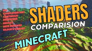 Shaders Comparision - Minecraft - 1440p - RTX 3080 - Ryzen 9 5950X