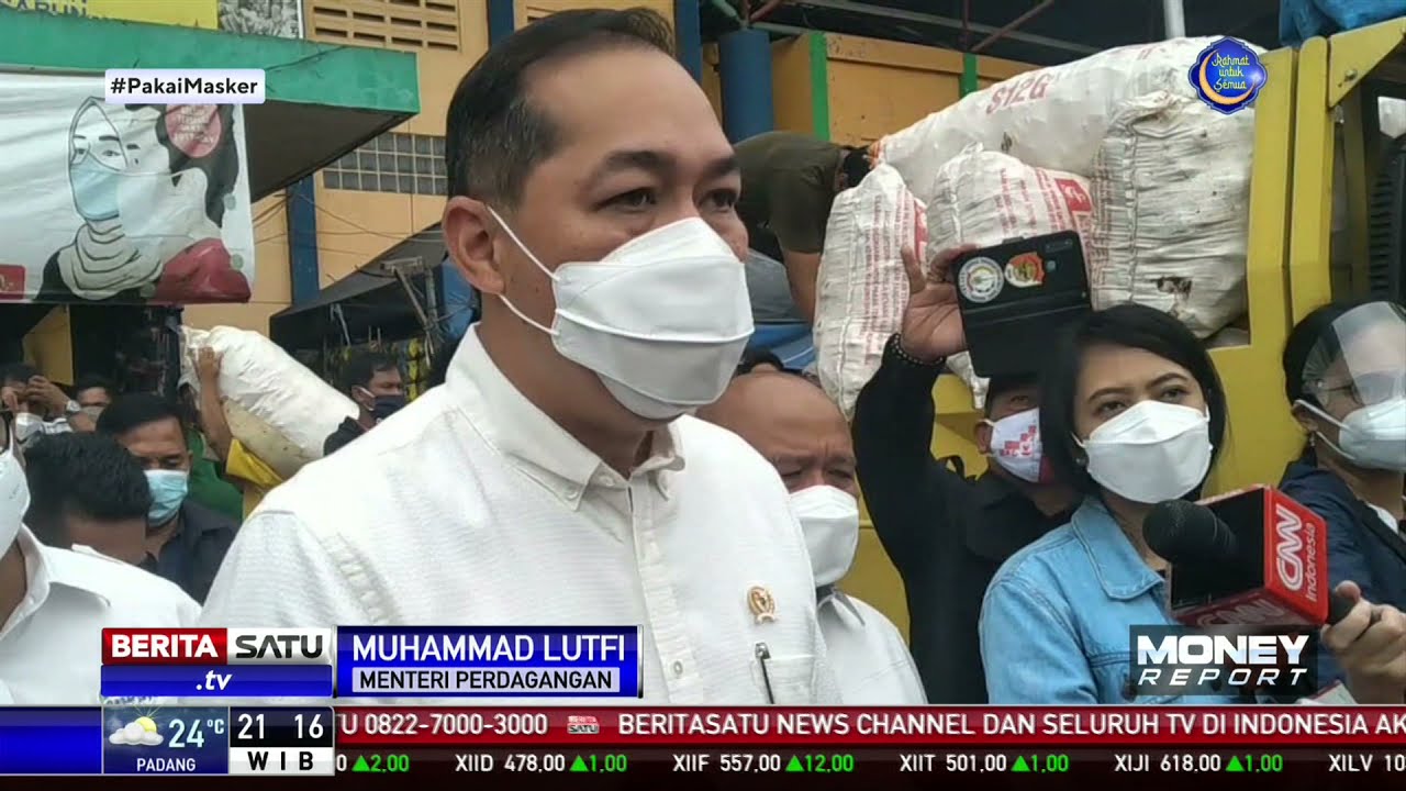 Sidak Pasar Induk Kramat Jati, Mendag Pastikan Stok Bahan Pokok Aman Hingga Lebaran