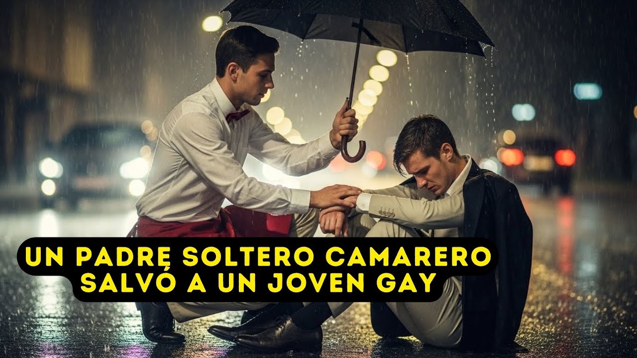 UN PADRE SOLTERO CAMARERO SALVÓ A UN JOVEN GAY,DÍAS DESPUÉS SU HIJO LO RECONOCIÓ EN LA TELEVISIÓN