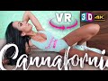 BIKINI GIRL ON THE SOFA IN VR 3D - CANNAFORNIA - VIRTUAL REALITY VIDEO FOR OCULUS GO 180/360